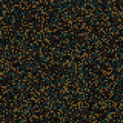 Brown and blue seamless digital camo texture vector