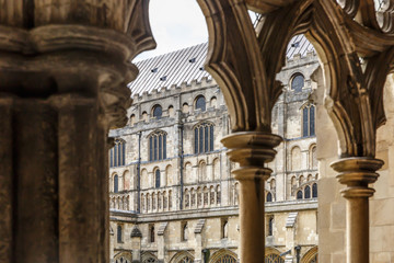 Different view of a Norwich cathedral, from inside
