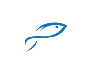 Fish logo template