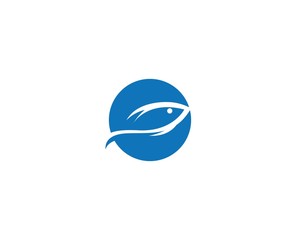 Fish logo template