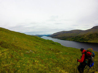 Fototapeta premium Trekking Loch Arkaig