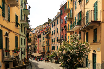 Fototapeta na wymiar Riomaggiore, Cinque Terre, Italy