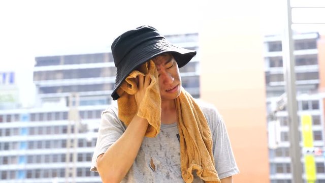 ホームレス・猛暑・真夏・熱中症