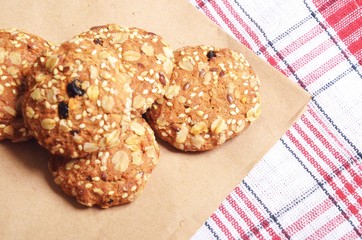 oatmeal cookies with milk