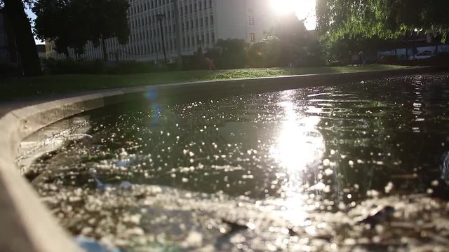 fountain in the senter of minsk