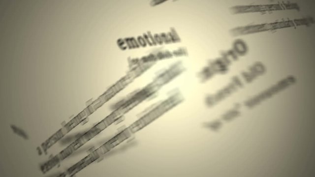 Definition: Emotional