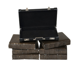 Briefcase on a Stack of Books