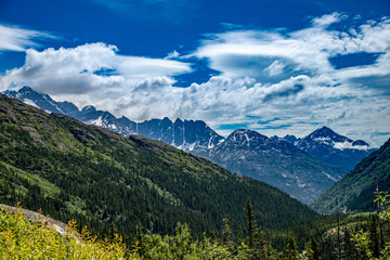 sawtooth mountains
