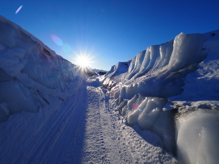 Inside Glacier - Anchorage, Alaska, US