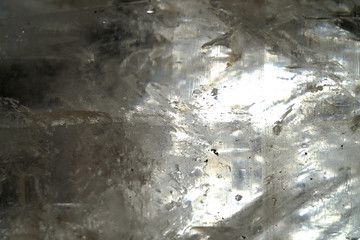 Obraz premium Black phantom quartz texture with white back light background