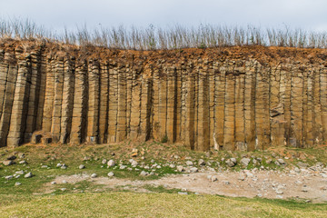 columnar basalt in Penghu, Taiwan