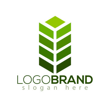 grain square logo vector element. grain logo template