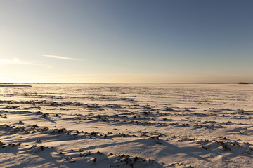 landscape in winter