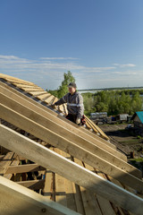 The builder on the roof