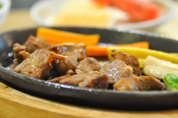 grilled pork or roasted pork