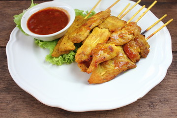 delicious Pork Satay with Peanut Sauce