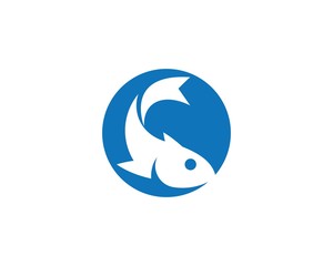 Fish logo template