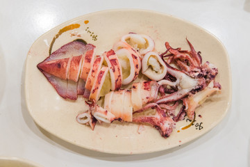 Squid on the plate - 214413653