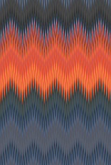 Chevron zigzag wave red, orange flame fire pattern abstract art background, carrot, coral, peach,...