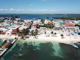 San Pedro, Belize Birds Eye View