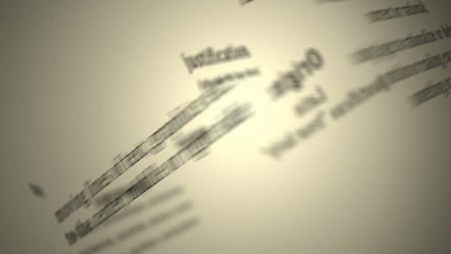 Definition: Justification