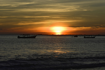 Obraz na płótnie Canvas Sonnenuntergang, Ngapali-Beach, Ngapali, Thandwe, Rakhine-Staat, Myanmar, Asien