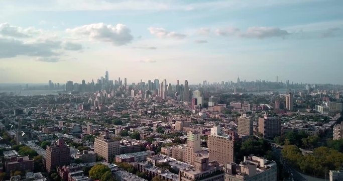 Aerial Views of the New York City skyline