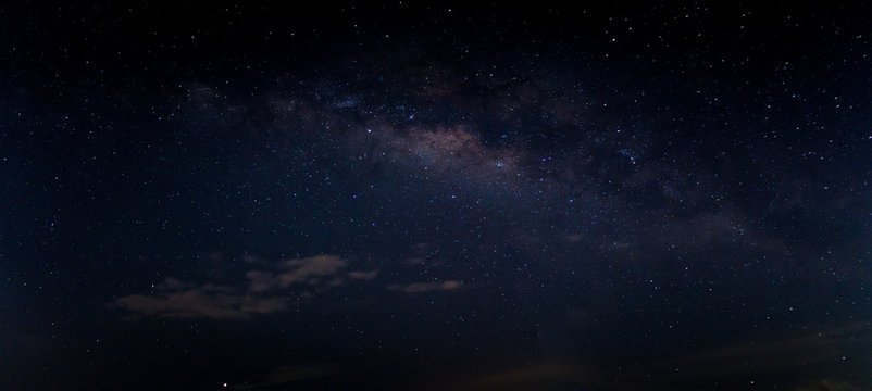 Sky Background And Stars At Night Milkyway