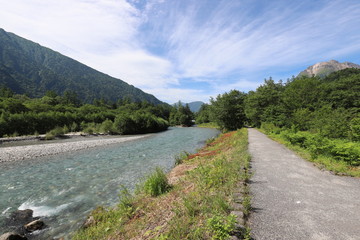上高地の夏景色