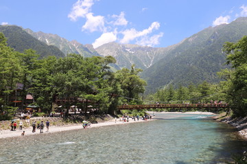 上高地の夏景色