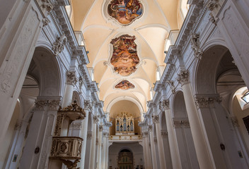 San Carlo church, Noto, sicily, Italy