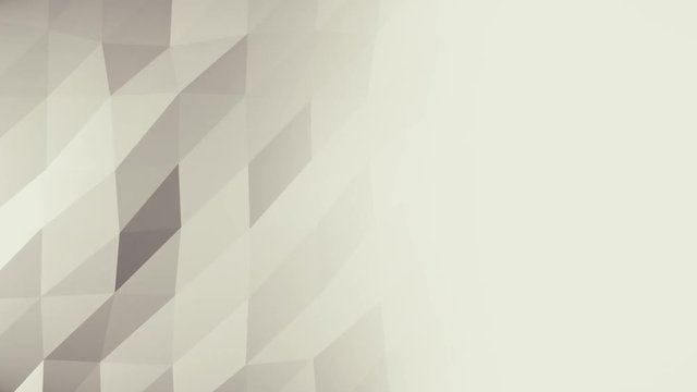 Abstract Geometric Polygonal Motion Tech Background Low Poly Animation. Polygonal Background Loop - Seamless loop of abstract polygonal background.
