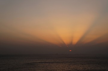 Sonnenuntergang am Meer