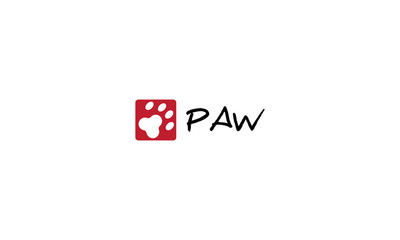 Paw vector logo