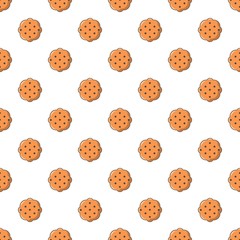 Swedish food pattern in cartoon style. Seamless pattern vector illustration