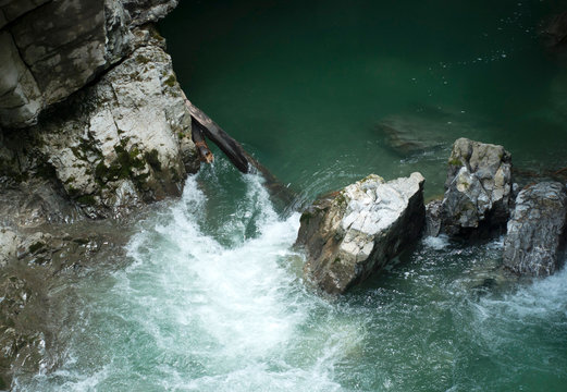The Breitachklamm gorge. Allg&auml;u, Bavaria region, Germany
