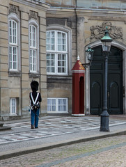 Fototapeta na wymiar Copenhagen ,Castle Amalienborg..