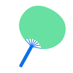 うちわ　イラスト