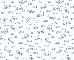 Fish. Vector drawing