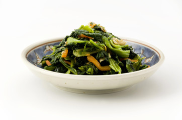 からし菜の炒め物