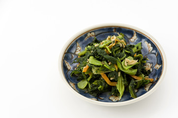 からし菜の炒め物