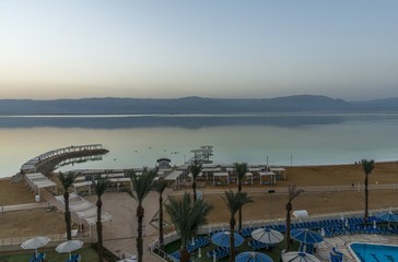 Obraz premium Early dead sea sunrise