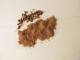 Traubensamenmehl aus Traubenkernen