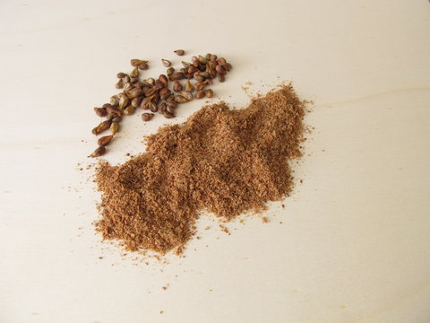 Traubensamenmehl aus Traubenkernen