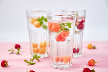 Detox infused flavored water