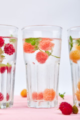 Detox infused flavored water