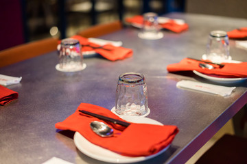 interior of chinese restaurant