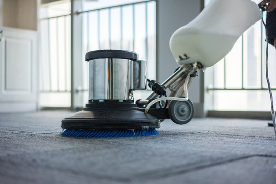 Floor care and cleaning services with washing machine