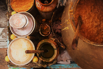 spicy street food in delhi