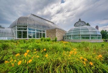 Fototapeta na wymiar The Phipps Conservatory, in Pittsburgh, Pennsylvania.